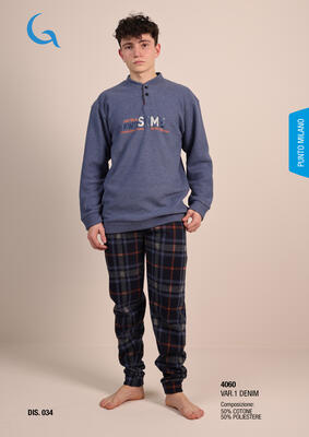 PIGIAMA RAGAZZO M/L 4060 Tellini S.R.L. Veleprodajna odjeća